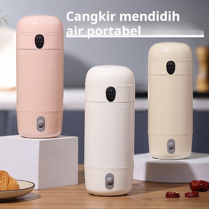 Teko Listrik Kesehatan Multifungsi: Gelas Air Panas Portabel, Teko Bunga Mini, Pemanas Air Travellin