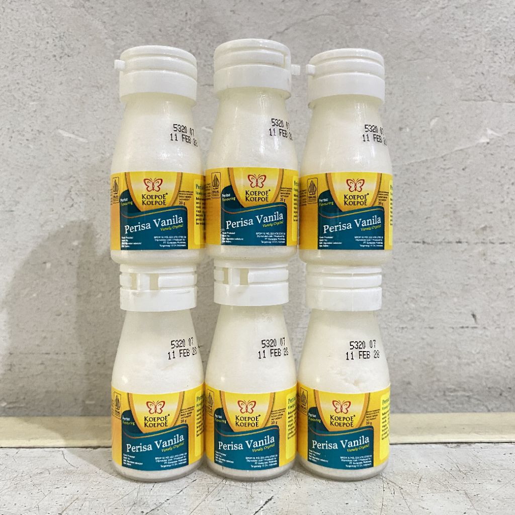 Koepoe koepoe perisa VANILA bubuk 20 gram | perisa vanila bubuk | perisa vanilla