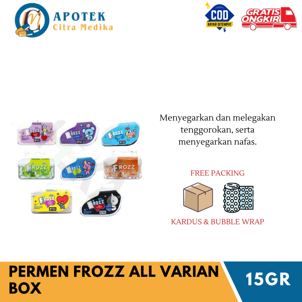 

Bebas Gula All Varian - Melegakan Tenggorokan dan Menyegarkan Nafas