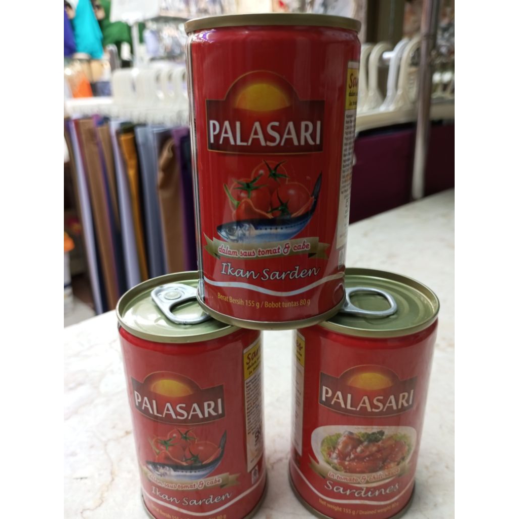 

sarden kaleng palasari 3 pcs rp 24000