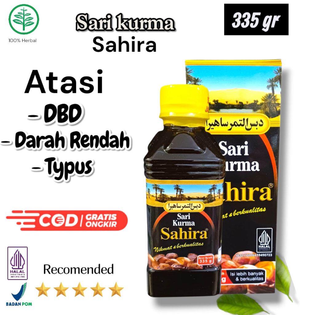 Sari kurma Sahira . Sari Kurma Murni Membantu menaikan trombosit