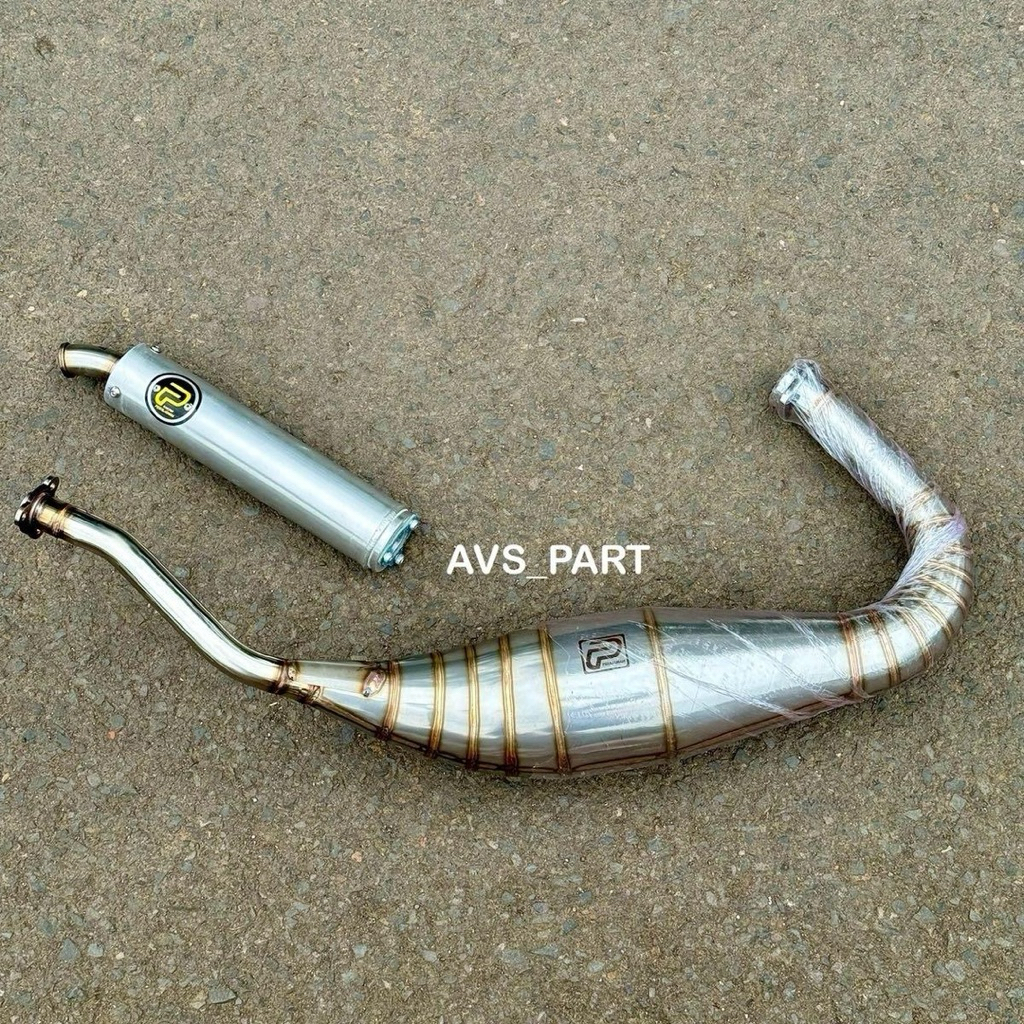 KNALPOT PEKAJAMAN NINJA R SS FULL STAINLESS  MODEL COBRA KENALPOT PEKAJAMAN ORIGINAL 100%