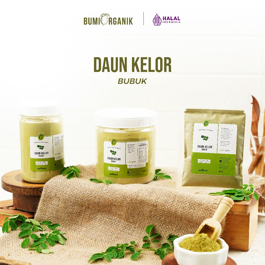 

BUBUK DAUN KELOR DAUN KELOR ORGANIK BUMI ORGANIK / SERBUK PREMIUM SUPER HALUS BUBUK POWDER MORINGA 100% ORIGINAL PURE ORGANIC / SERBUK DAUN KELOR ORIGINAL/BUBUK KELOR MURAH/KELOR PENINGGI BADAN/NUTRIFARM / BEORGANIK / DARI BUMI / SAFIYA / GALLEO/DARI BUMI