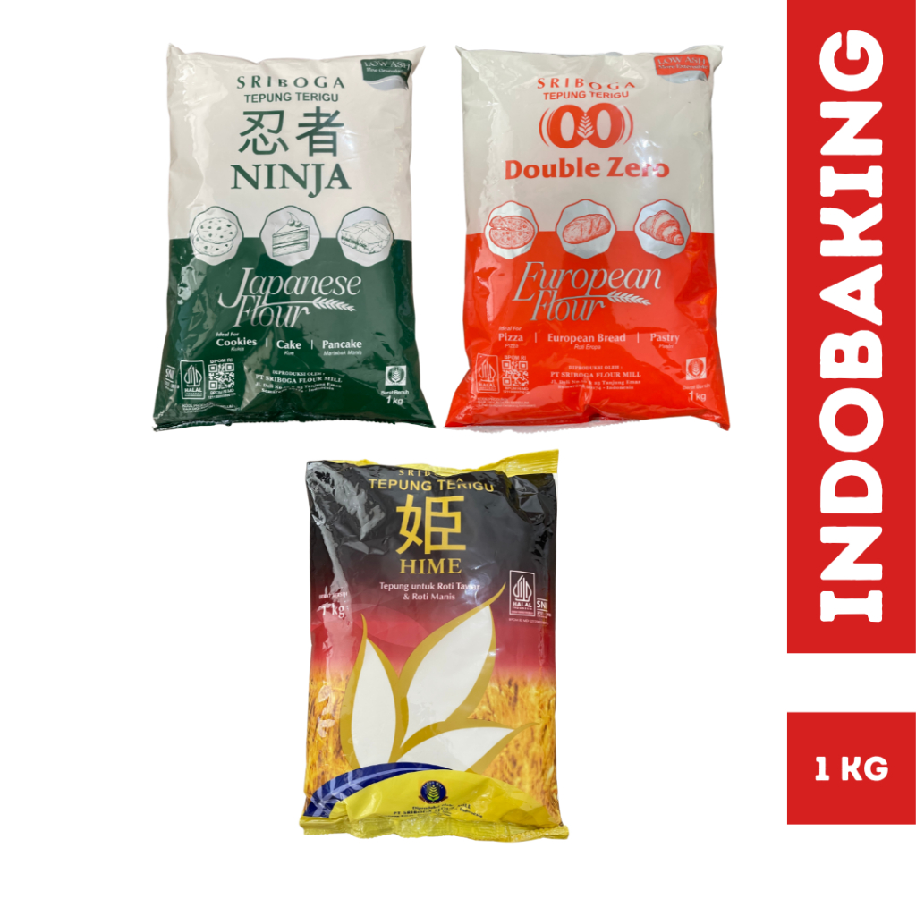 

SRIBOGA Tepung Terigu Premium Ninja Double Zero Hime Yokozuna 1kg