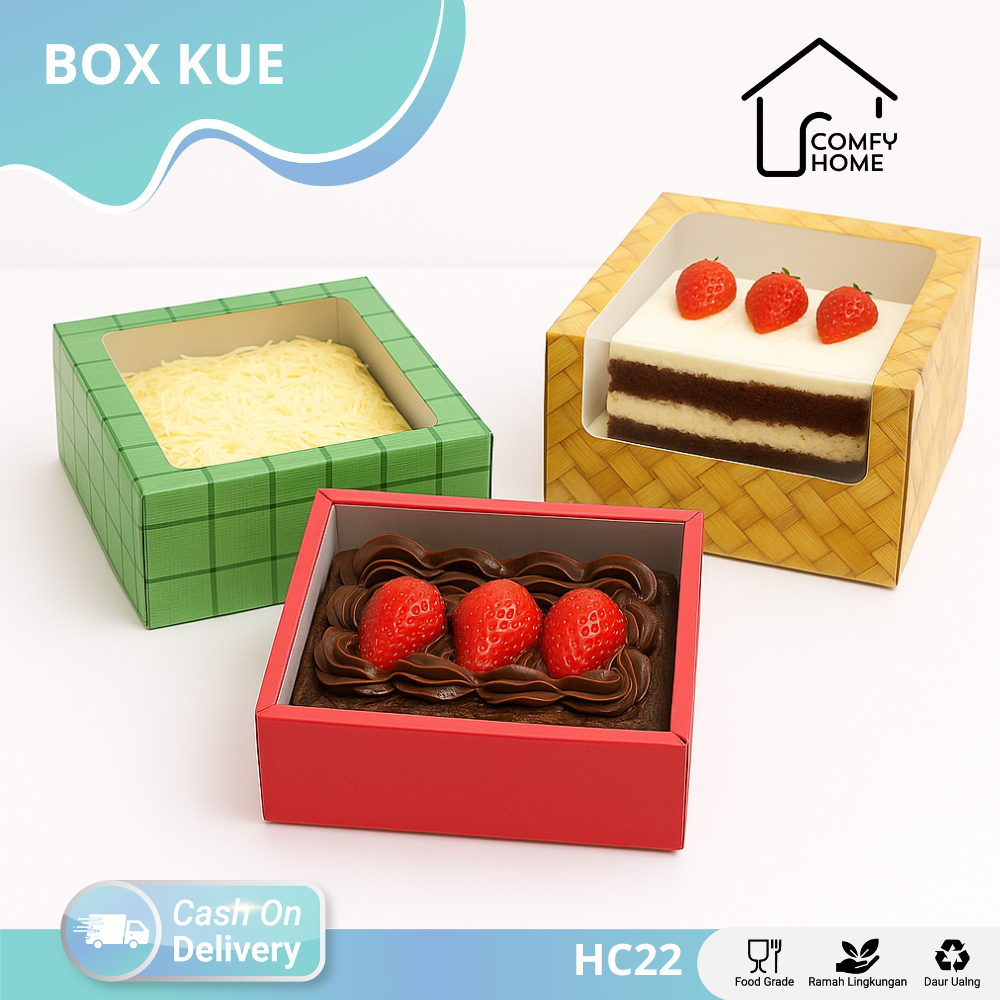 Kotak Kue / Box Kue / Kotak Nasi / Box Nasi / Kotak Mika / Box Mika / Kotak Cake | HC04-HC22