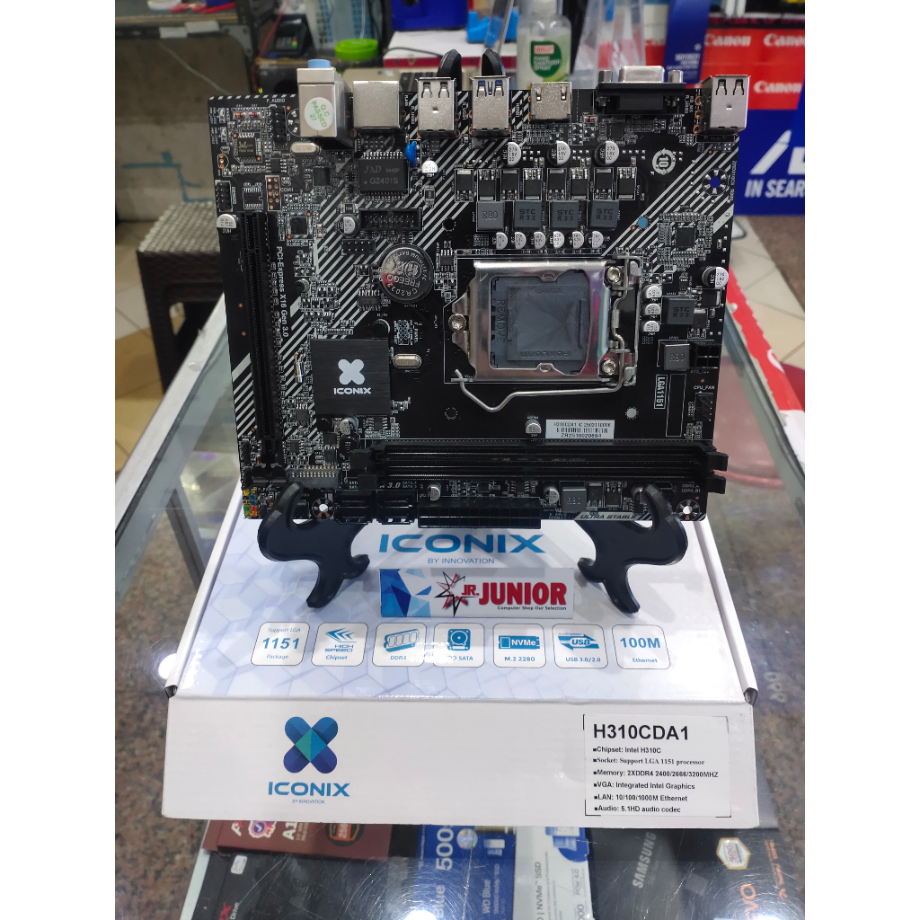 Paket Motherboard  ICONIX H310 gen 10