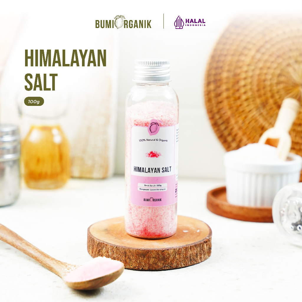 

GARAM HIMALAYA ORIGINAL - BUMI ORGANIK / 250G GARAM HIMALAYA ORIGINAL PREMIUM / 500G HIMALAYA SALT ORGANIC / HIMALAYAN PINK SALT / 100G GARAM HIMALAYA ASLI / GARAM HIMALAYA HALUS / GARAM HIMALAYA MPASI / NUTRILOGY OFFICIAL BEORGANIK NUTRIFARM DARI BUM