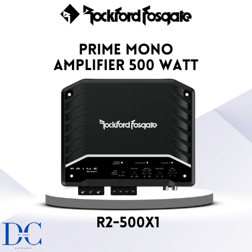 Rockford Fosgate Prime Mono Amplifier - Prime Amplifier R2-500X1 - 500 Watt - Amplifier Audio Mobil 