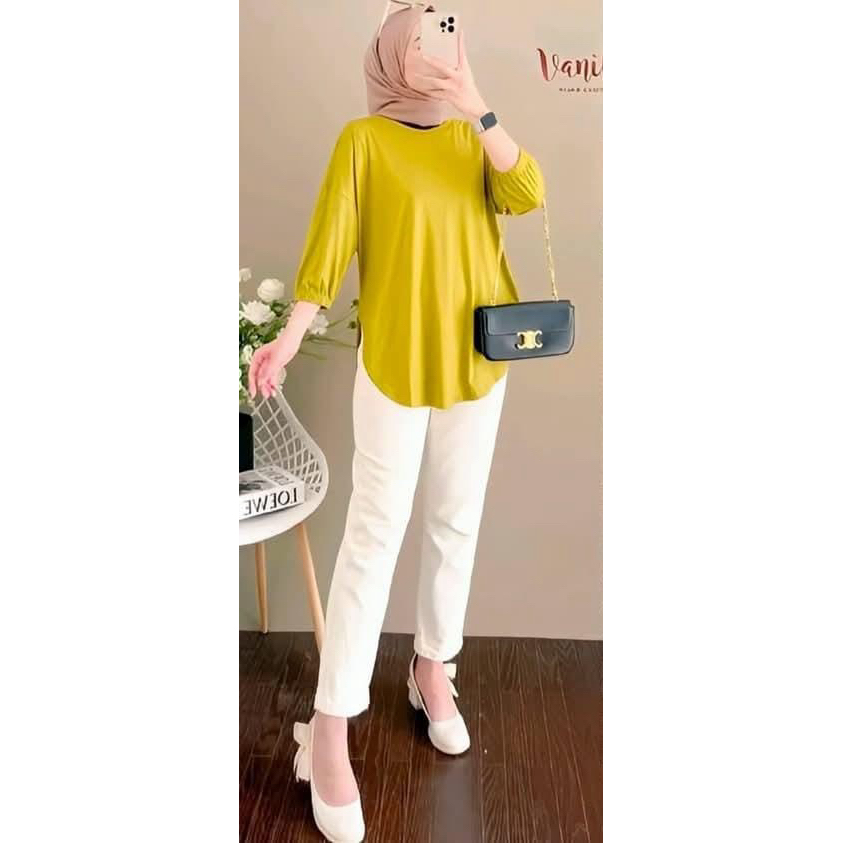 Blouse Wanita Rayon Spandex / Blouse Wanita Oval Rayon Spandex
