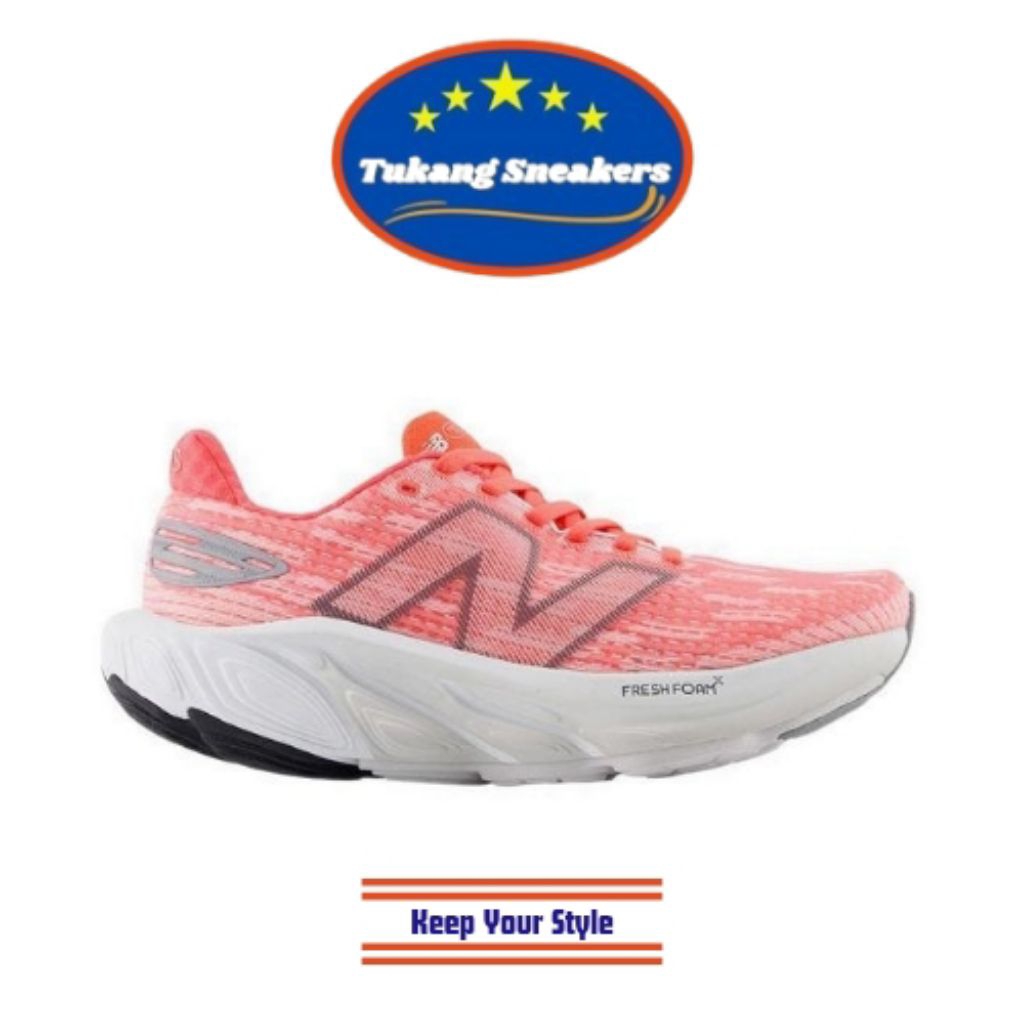 Sepatu Lari Wanita New Balance Fresh Foam X Balos v1 Orange NEWWBALCE1