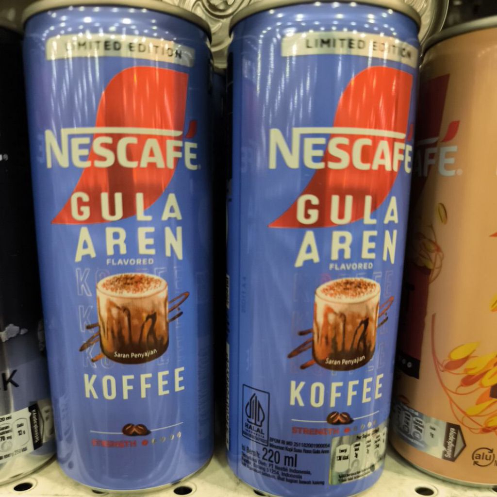 

terbaru dari Nescafe gula aren 220ml exp juni 2026