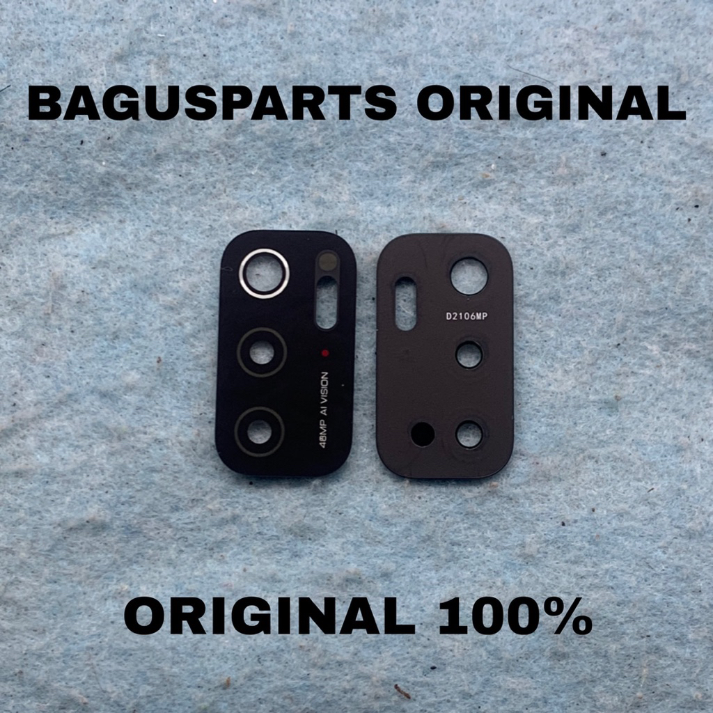 KACA LENSA KAMERA CAMERA BELAKANG XIAOMI POCOPHONE M3 PRO 5G/ POCO M3 PRO 5G ORIGINAL COPOTAN