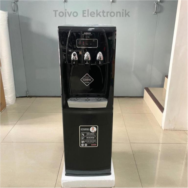Dispenser Sanken HWD-C500E / HWD 500E / HWD-500E Dispenser galon atas hitam