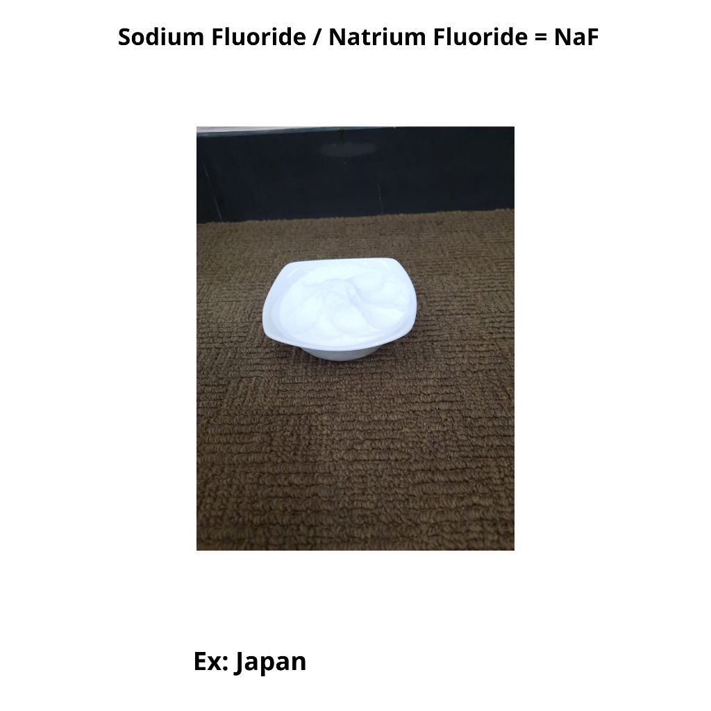 Sodium Fluoride / Natrium Fluoride = NaF Ex japan