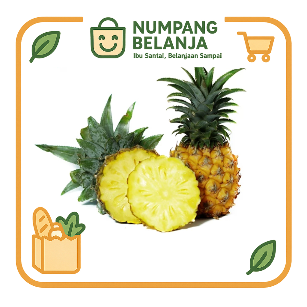 

nanas madu buah fresh [1 buah]