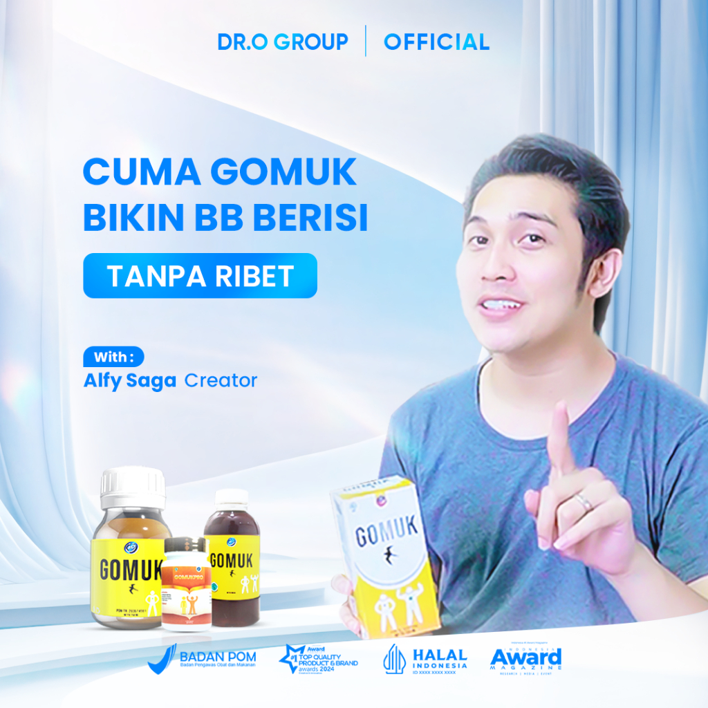 

Gomuk 200ml/ Madu Penggemuk/ Bpom/ Naik Ideal 5-15kg