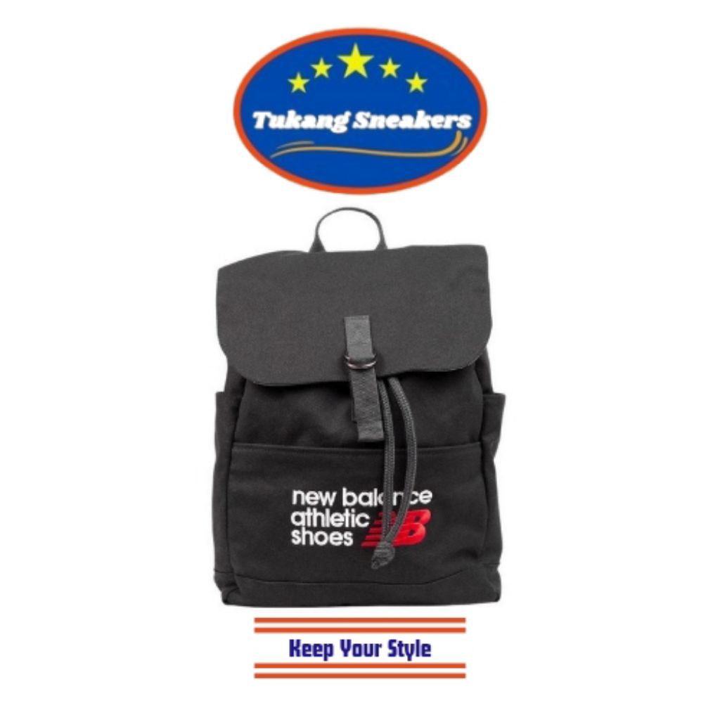 Tas Ransel Unisex New Balance Canvas Black NEWLAB51500B