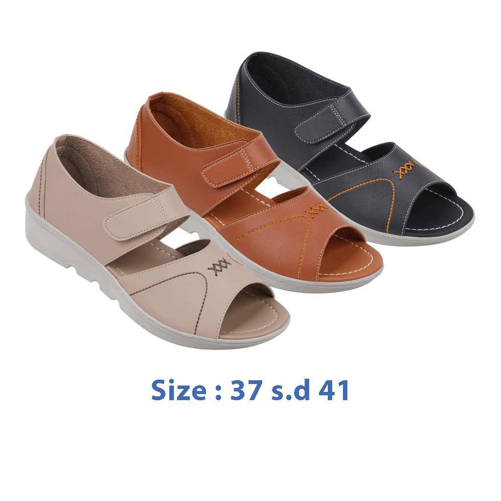Zeintin - Sepatu Sandal Wanita Sandal Wedges Wanita Kekinian Kulit Sintetis Zeintin RD