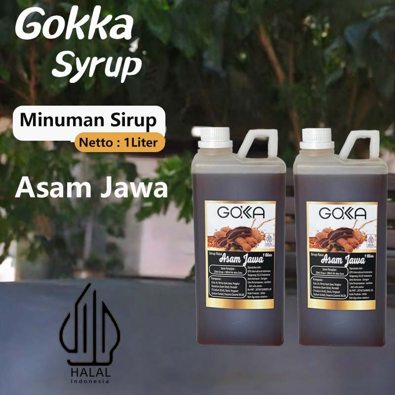 

GOKKA Sirup Minuman Rasa Asam Jawa 1L Syrup / Asam Jawa Juice
