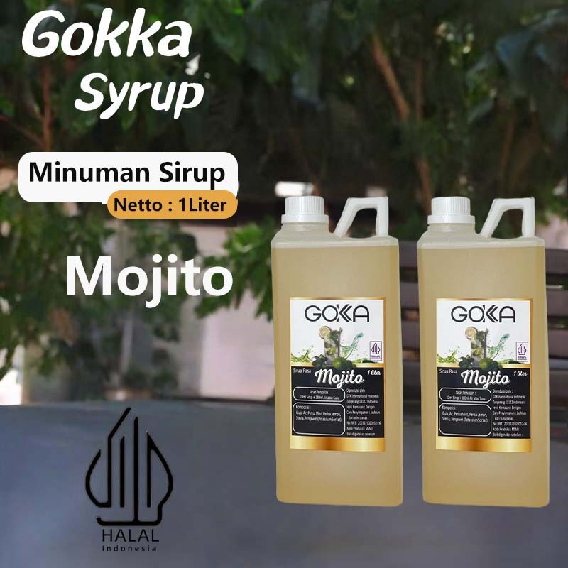 

GOKKA Sirup Minuman Rasa Mojito 1L Syrup / Mojito Juice