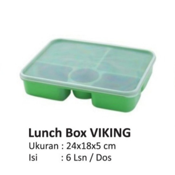 FM - Lunch Box Kotak Makan Plastik 5 Sekat Merpati