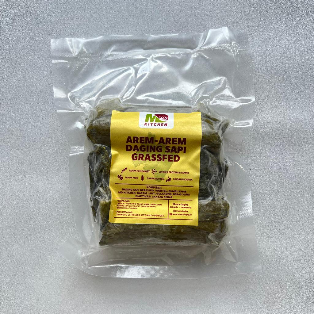 

MD KITCHEN Arem-Arem Daging GrassFed 200gr (Isi 3pcs) - BEBAS MSG & BAYI BALITA APPROVED!!