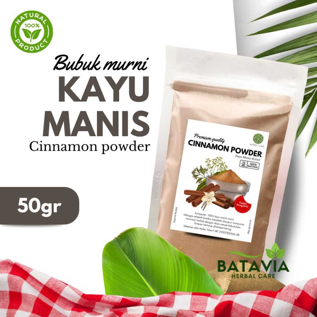 

Kayu Manis Bubuk Murni Cinnamon Powder Premium