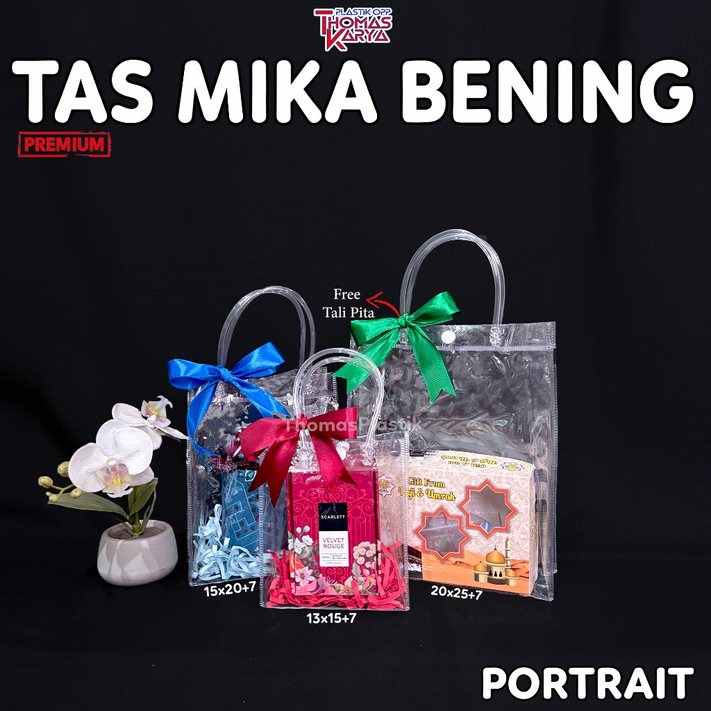 

Tas Mika Bening Transparan Goodie Bag Hampers Souvenir Ulang Tahun