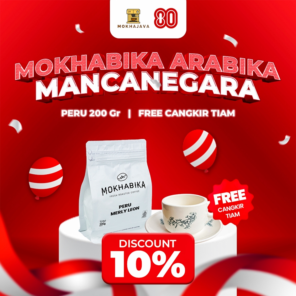 

8.8 MERDEKA SALE - Mokhabika Kopi Specialty Arabika Mancanegara Overseas Coffee