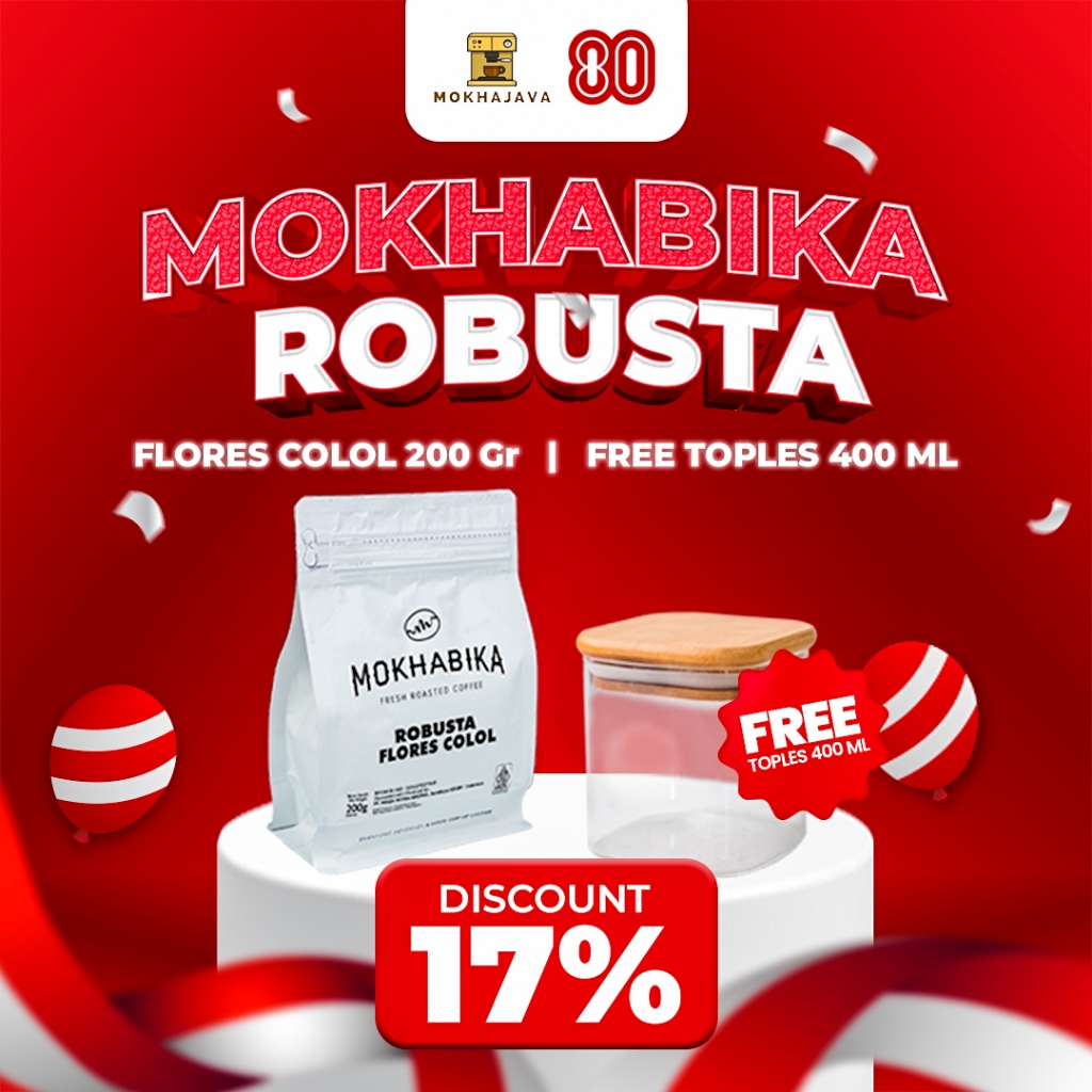

8.8 MERDEKA - SALE - Mokhabika Kopi Fine Robusta Flores Colol