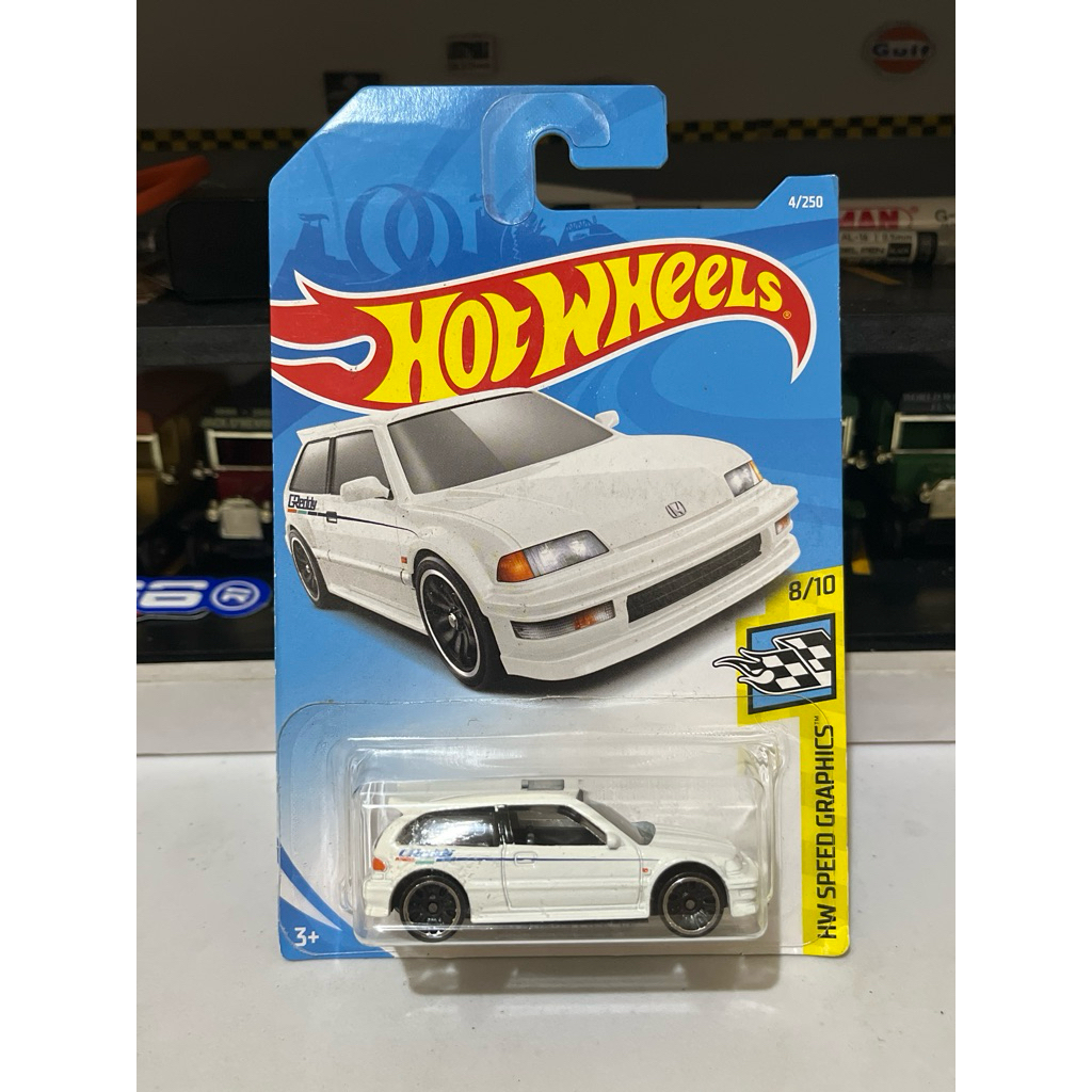 Hot Wheels Honda Civic EF Greedy Putih