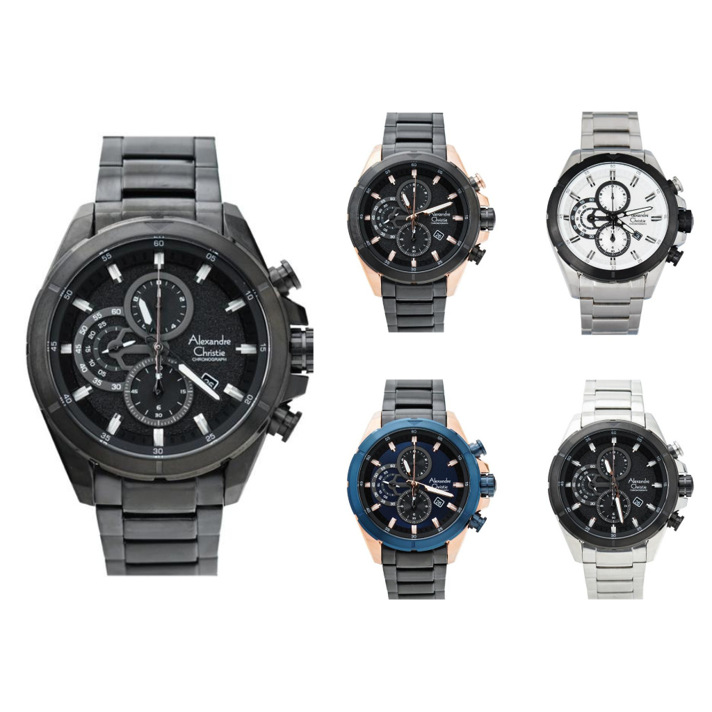 Jam Tangan Pria Alexandre Christie AC 6508 AC6508 Original Garansi Resmi 1 Tahun