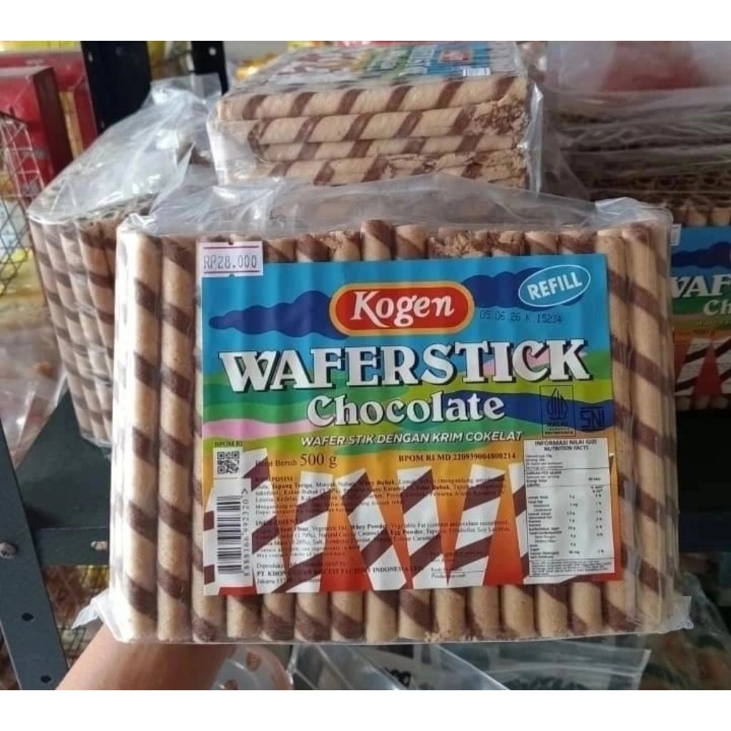 

waffer stick kogen /cemilankekinian /enakkk