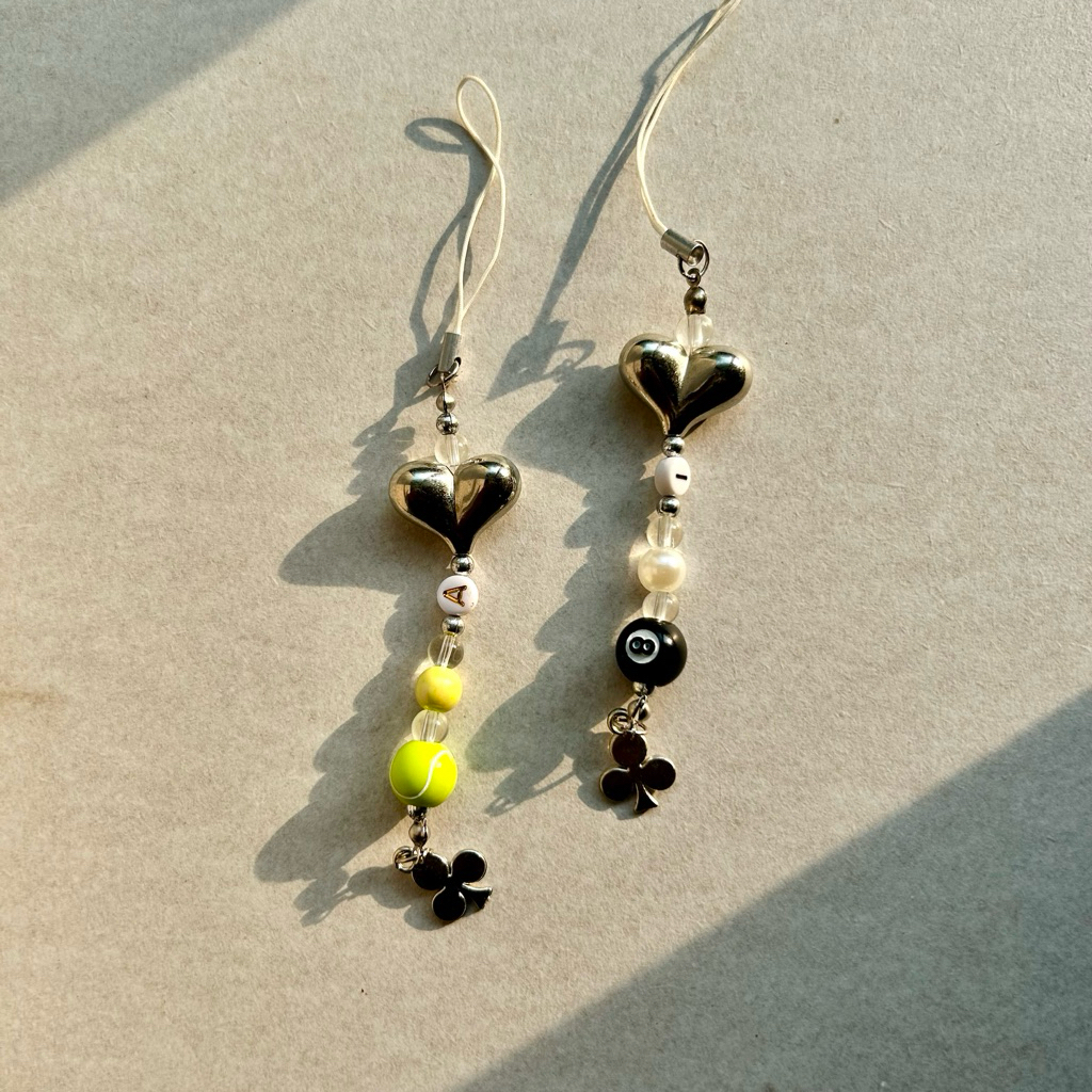 Lucky Heart Strap•Gantungan Hp•Gantungan Tas/Pouch