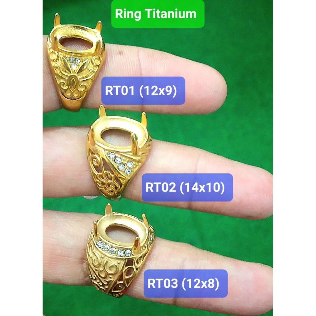 Ring cincin emban titanium super