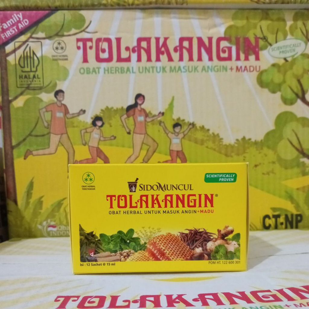 Tolak Angin Cair Sidomuncul 1 Dus isi 12 Saset @ 5ml Grosir Murah Original