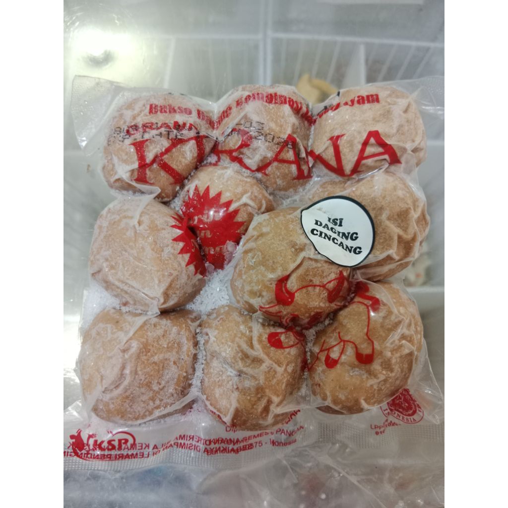 

Bakso sapi kirana isi daging cincang