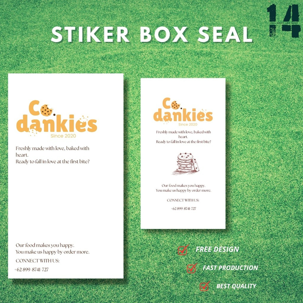 

BOX SEAL | MAILER | BOX STICKERS | STIKER CUSTOM | STIKER MAKANAN | STIKER AESTHETIC | STIKER PRODUK