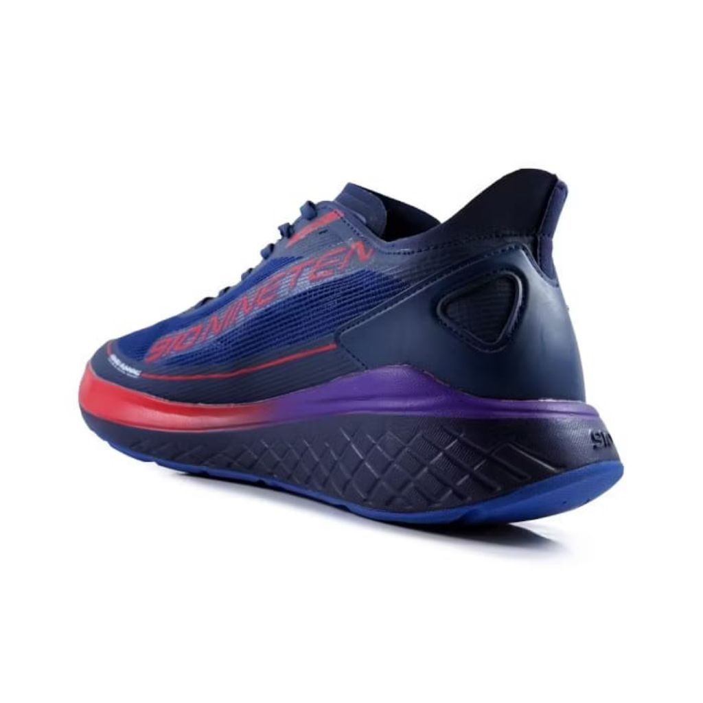 910 Nineten Kenzo Run Sepatu Lari - Biru tua/Merah/Ungu