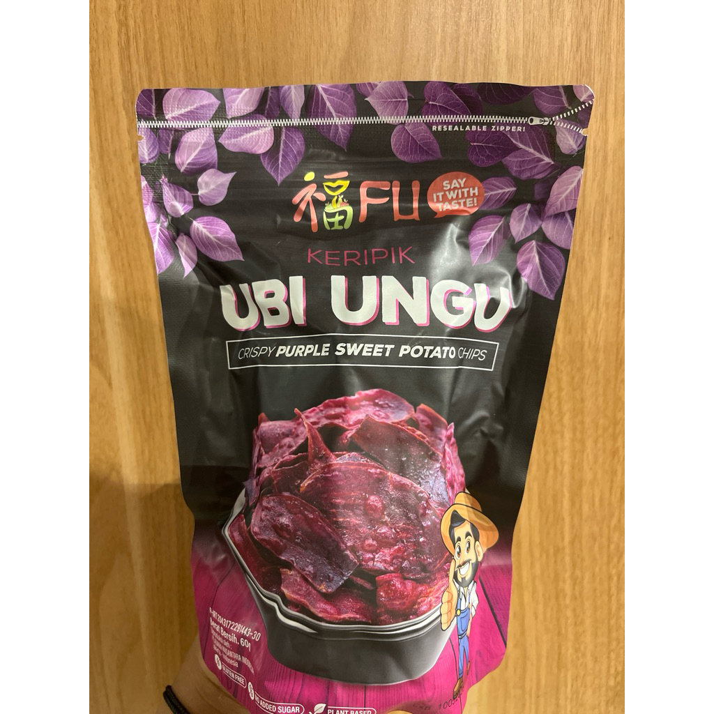 

Fu Crispy Purple Sweet Potato Chips 60gr