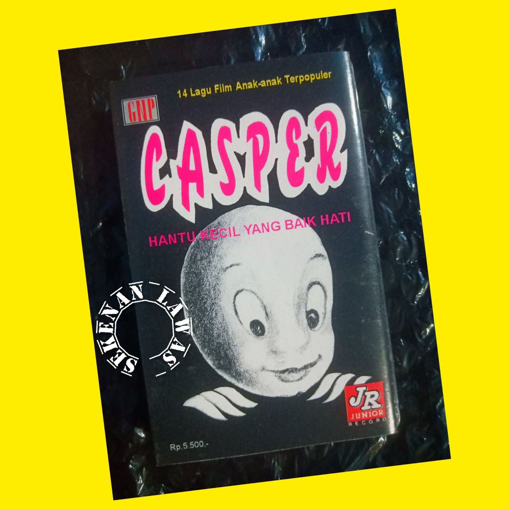 Kaset 14 Lagu Film Anak Anak Terpopuler / Casper dll(Mulus)