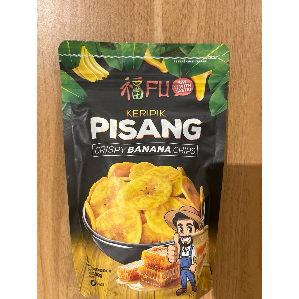 

Fu Crispy Banana Chips With Honey 100gr