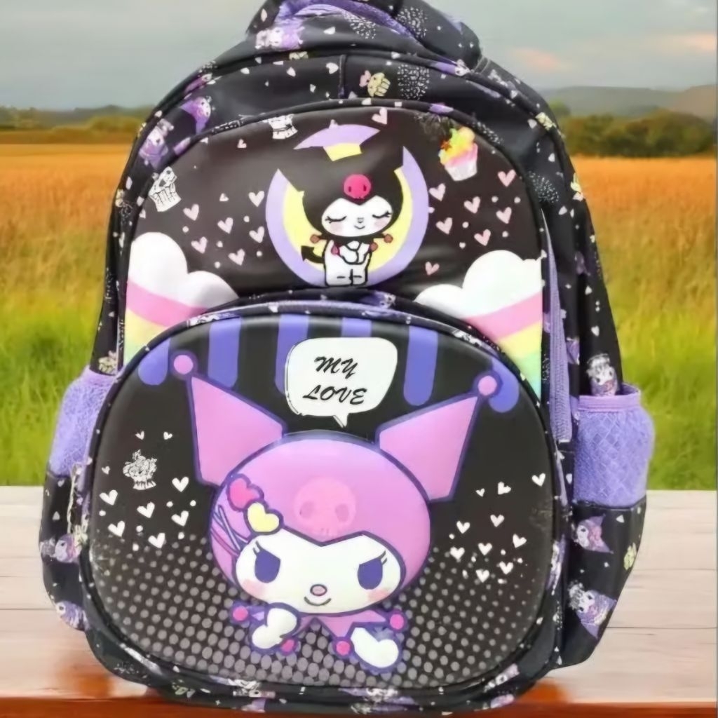 RANSEL ANAK PEREMPUAN SD TAS SEKOLAH KUROMI CINAMOROLL MELODY HSD TIMBUL