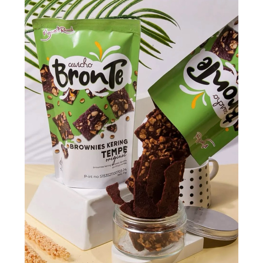 

Bronte Brownies Tempe Kering Keripik Cokelat