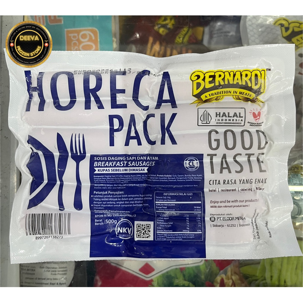 

Horeca Sosis Break CL SP 500g