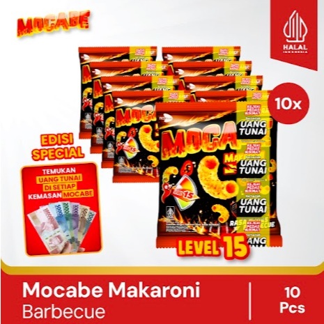 

Mocabe - Barbecue - Small Pack - 1 renceng (10 pcs ) - 24gr