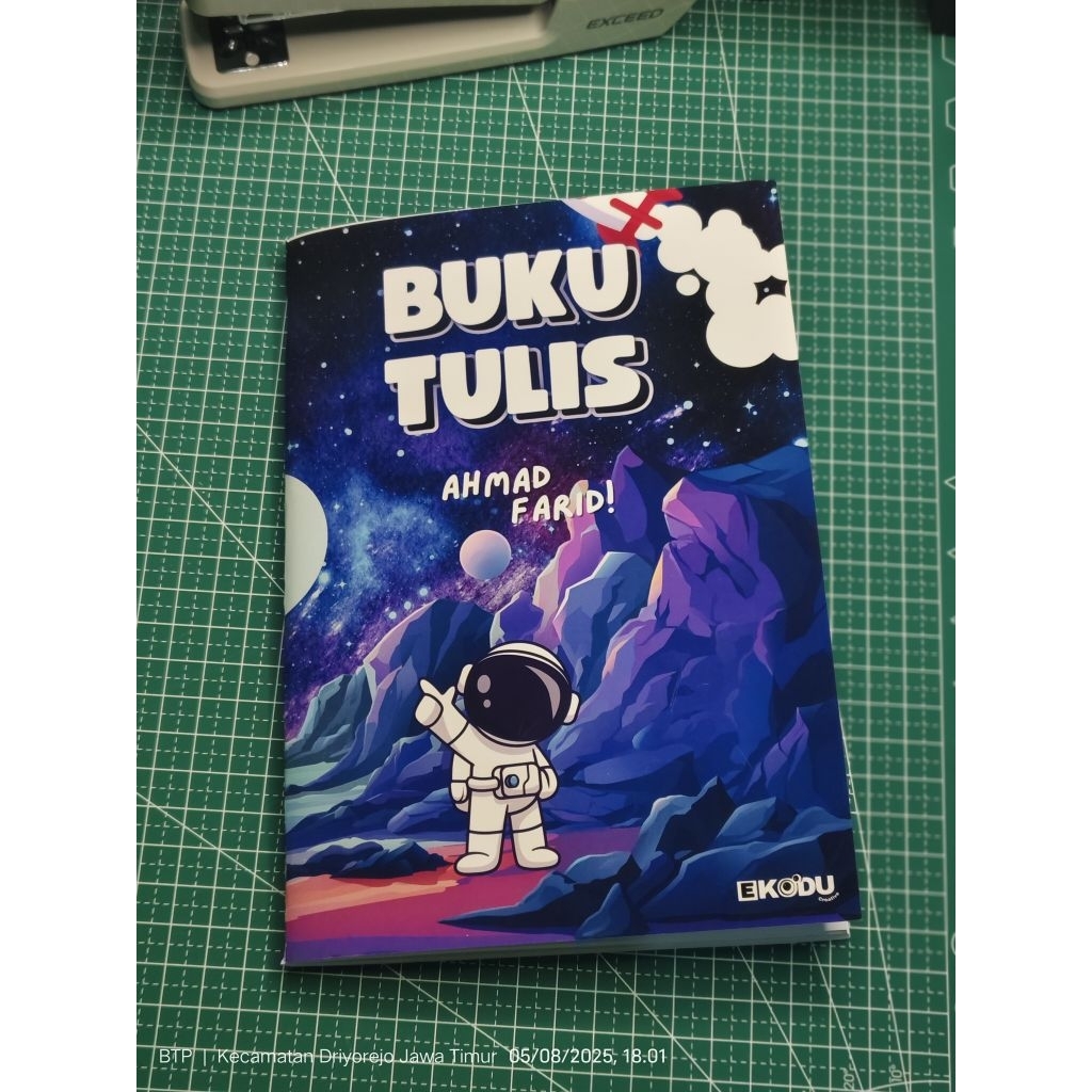 

EKODU | Buku Tulis Garis 38 Lembar - Bisa Custom Cover dan Nama