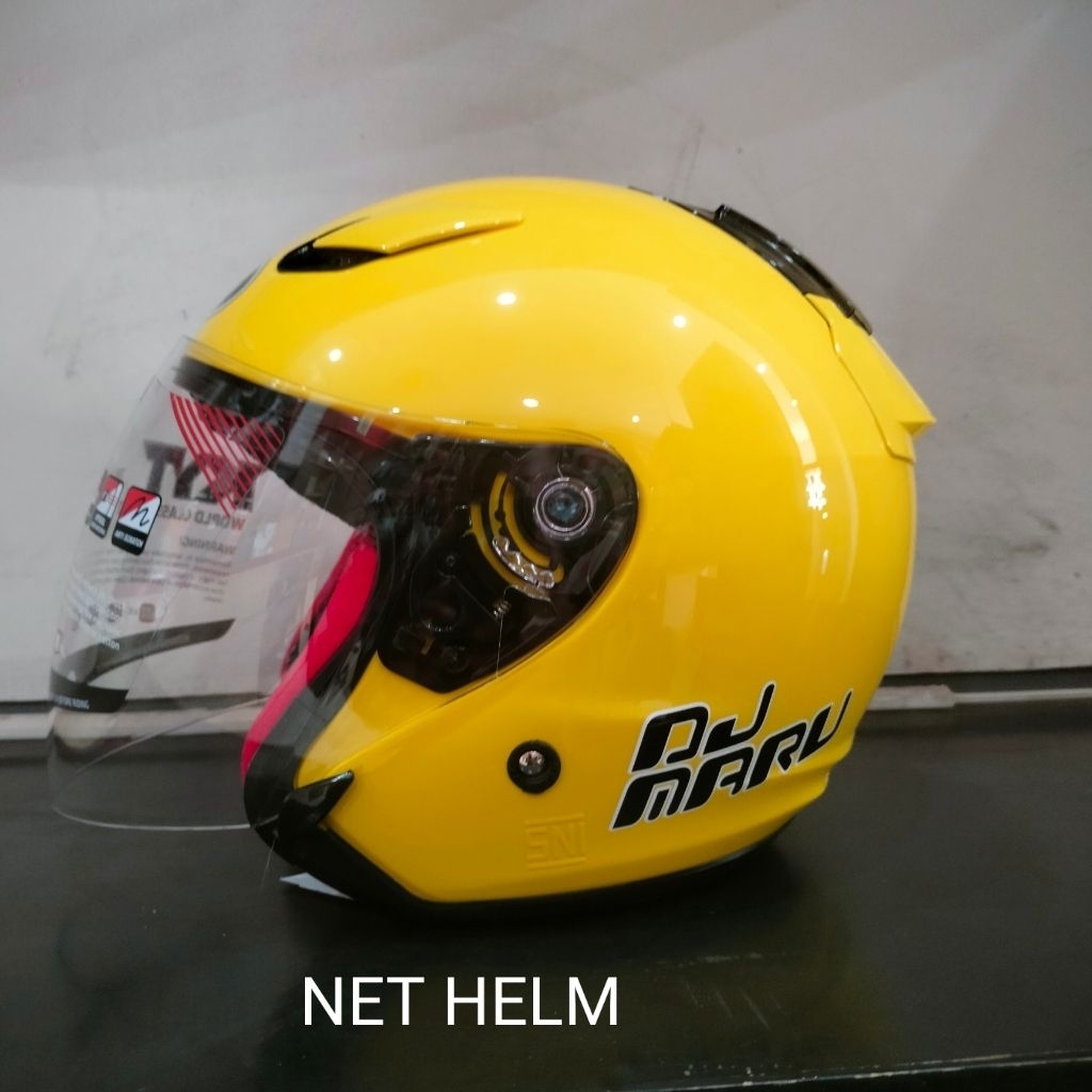 HELM KYT DJ MARU LEMON YELLOW ORIGINAL KYT DJ MARU