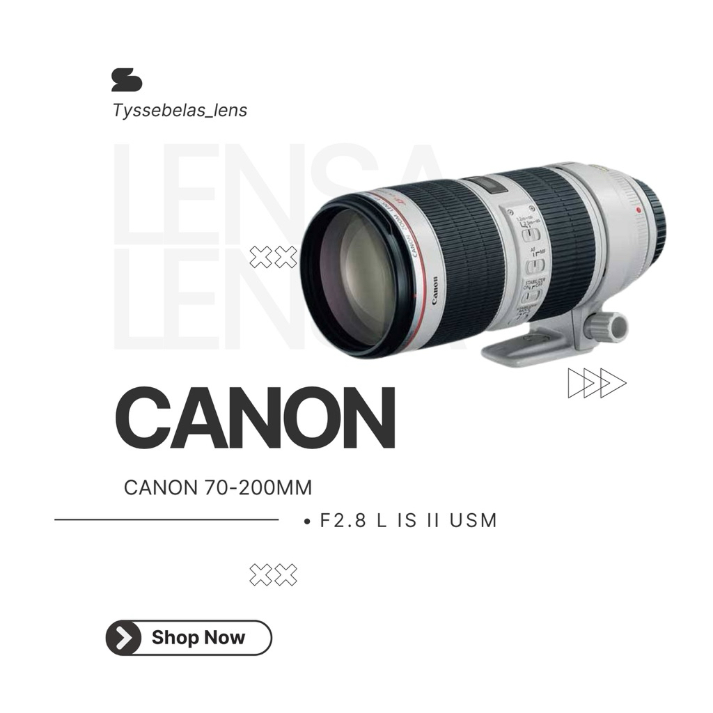CANON EF 70-200MM F2.8L USM / LENSA CANON EF 70-200MM F2.8