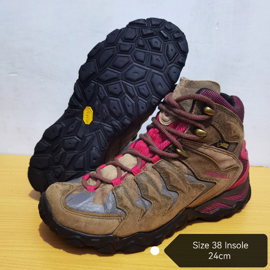 Sepatu Hiking Outdoor MERRELL GTX MID VIBRAM 38